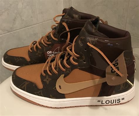 louis vuitton jordan 1 for sale|off louis air jordan 1s.